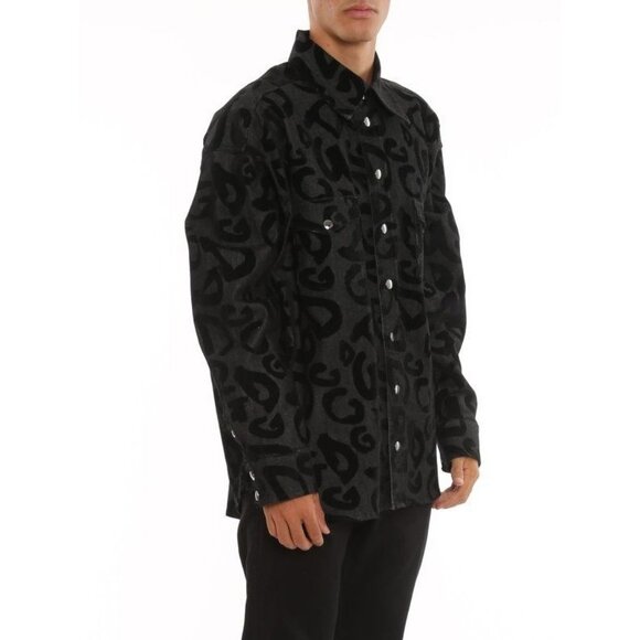Authentic Dolce & Gabbana Top Chemise Button Up Dress Shirt Jacket Denim Men's - Picture 6 of 12